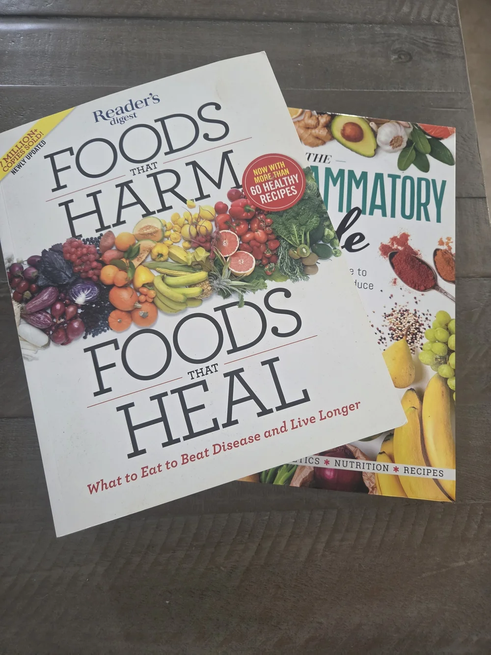 BRAND NEW Wellness Book Bundle: Foods That Heal + Anti-Inflammatory Guide